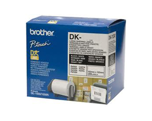 Lente 102mm*30.48m, Brother, melns teksts, balta lente